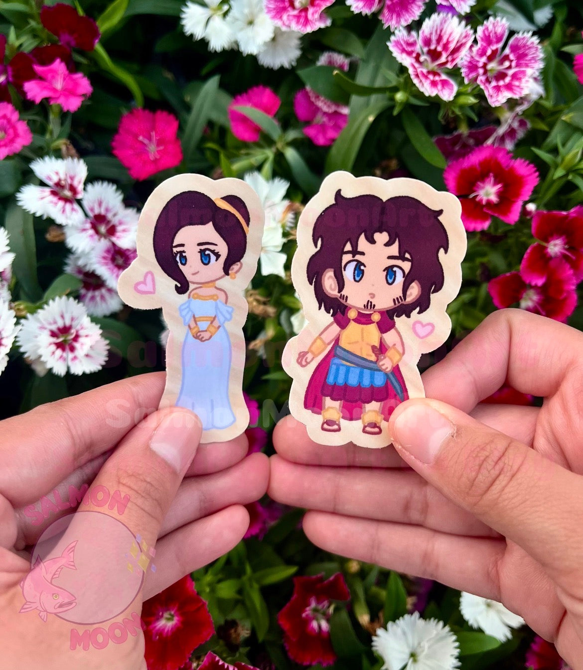 Odysseus & Penelope Greek Lovers Set - Waterproof Vinyl Stickers