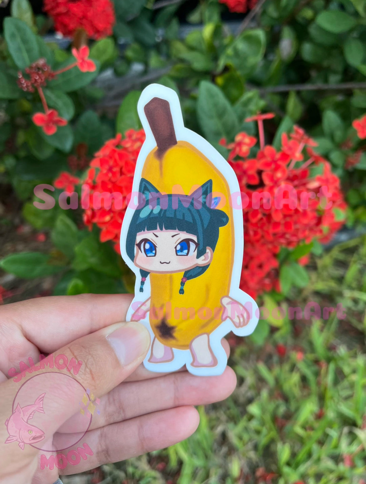 Mao Banana - Waterproof Vinyl Sticker