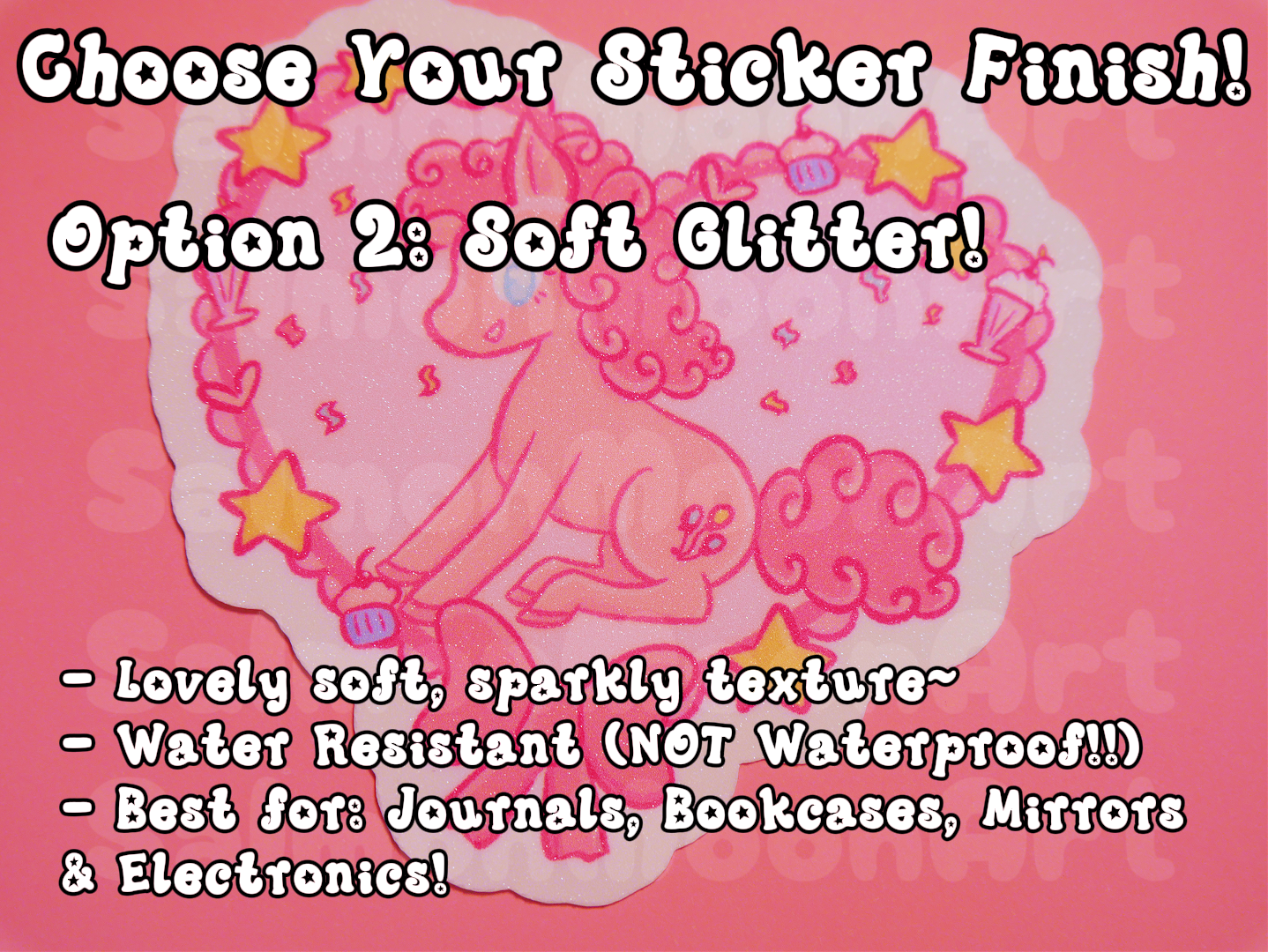♡ Coquette Hearts Pony Collection~! ♡ 3" Vinyl Stickers