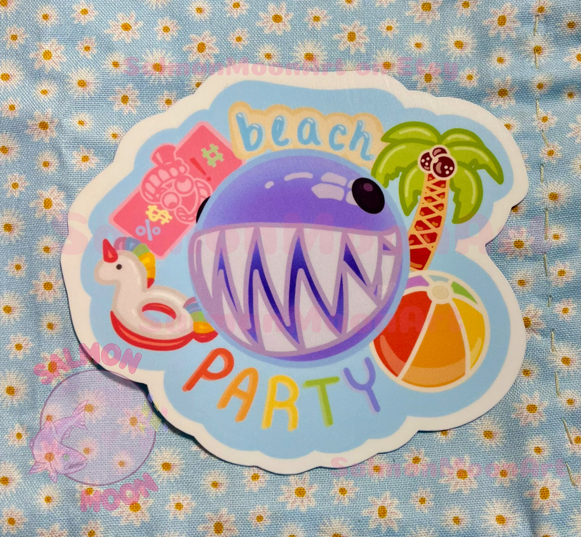Bubble Beach - Waterproof Vinyl Sticker