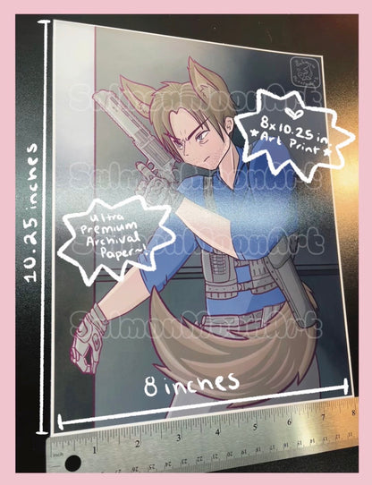 ♡ 8x10 Wolf Leon Print ♡