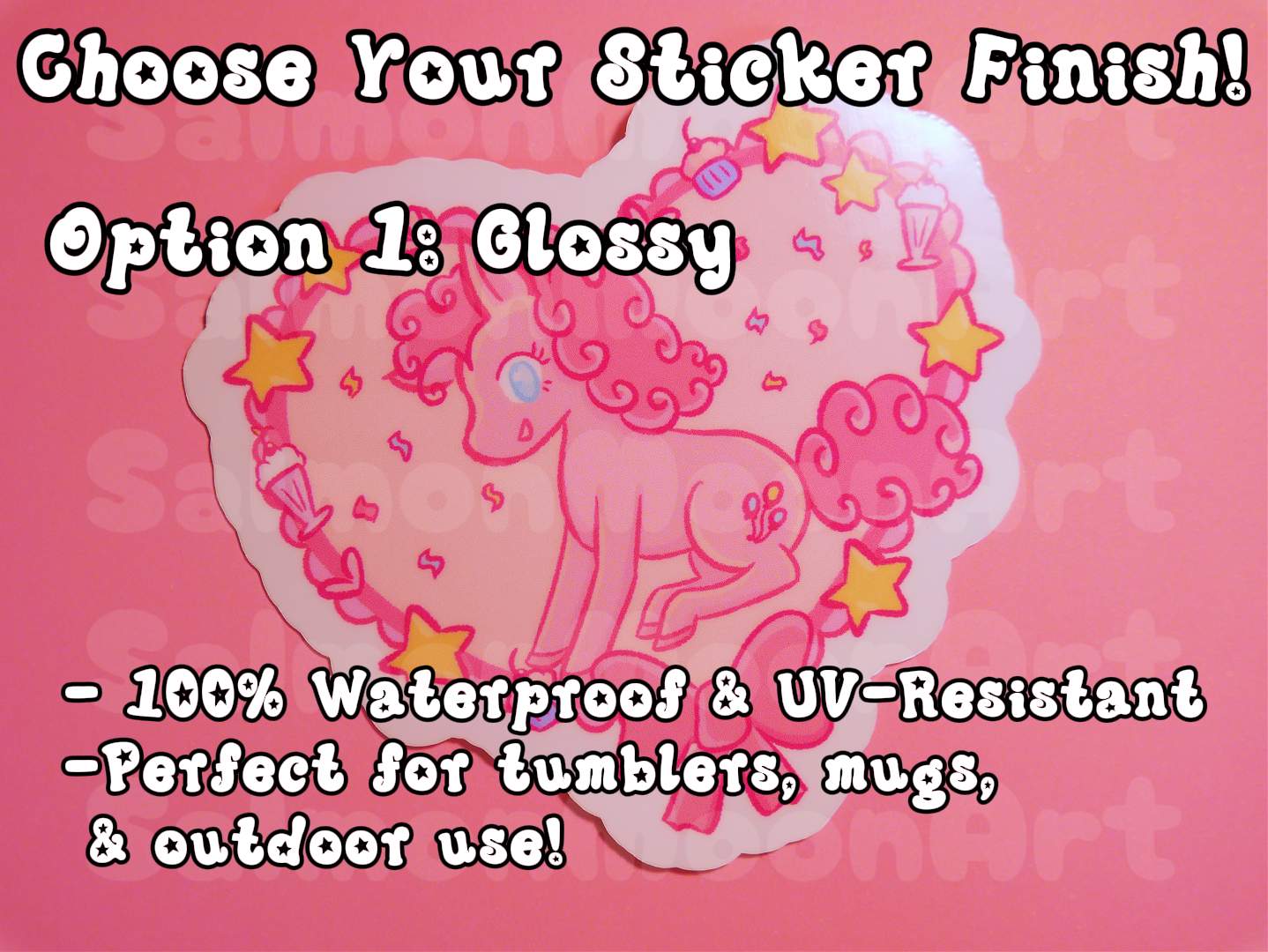 ♡ Coquette Hearts Pony Collection~! ♡ 3" Vinyl Stickers